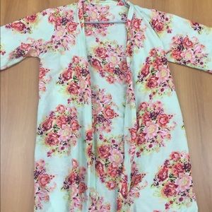 Mint Linen Kinono/Robe